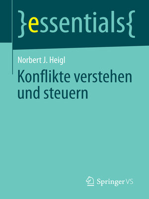 cover image of Konflikte verstehen und steuern
